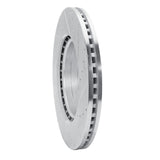 Dynamic Friction 2019-2025 Ram 1500 Front Left Drilled & Slotted Silver Brake Rotor by Dynamic Friction Company 631-40120L