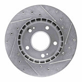 R1 Concepts 1998-1998 Eagle Talon Front Left Drilled & Slotted Silver Brake Rotor by R1 Concepts 631-41001L