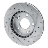 R1 Concepts 1998-1998 Eagle Talon Front Left Drilled & Slotted Silver Brake Rotor by R1 Concepts 631-41001L