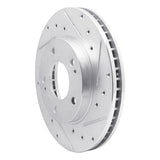 R1 Concepts 1998-1998 Eagle Talon Front Right Drilled & Slotted Silver Brake Rotor by R1 Concepts 631-41001R