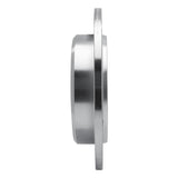 Dynamic Friction 2005-2010 Jeep Grand Cherokee Rear Right Drilled & Slotted Silver Brake Rotor by Dynamic Friction Company 631-42001R