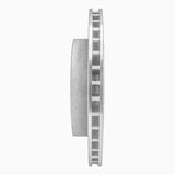 Dynamic Friction 2006-2010 Jeep Grand Cherokee Rear Right Drilled & Slotted Silver Brake Rotor by Dynamic Friction Company 631-42003R