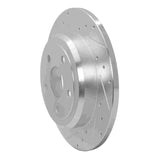 Dynamic Friction 2011-2022 Dodge Durango Rear Left Drilled & Slotted Silver Brake Rotor by Dynamic Friction Company 631-42004L