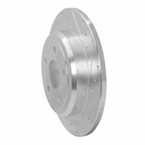 Dynamic Friction 2011-2022 Dodge Durango Rear Right Drilled & Slotted Silver Brake Rotor by Dynamic Friction Company 631-42004R