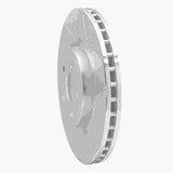 Dynamic Friction 2012-2025 Dodge Durango Front Right Drilled & Slotted Silver Brake Rotor by Dynamic Friction Company 631-42009R