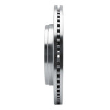Dynamic Friction 2008-2012 Jeep J8 Front Left Drilled & Slotted Silver Brake Rotor by Dynamic Friction Company 631-42011L
