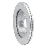 Dynamic Friction 2008-2012 Jeep J8 Front Right Drilled & Slotted Silver Brake Rotor by Dynamic Friction Company 631-42011R