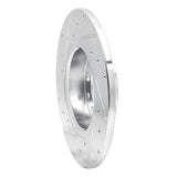Dynamic Friction 2015-2025 Alfa Romeo Tonale Rear Right Drilled & Slotted Silver Brake Rotor by Dynamic Friction Company 631-42014R