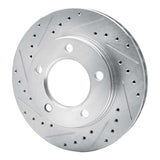R1 Concepts 1974-1980 International Scout II Front Left Drilled & Slotted Silver Brake Rotor by R1 Concepts 631-42016L