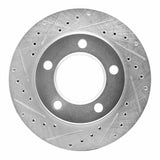 R1 Concepts 1974-1980 International Scout II Front Left Drilled & Slotted Silver Brake Rotor by R1 Concepts 631-42016L