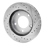 R1 Concepts 1974-1980 International Scout II Front Left Drilled & Slotted Silver Brake Rotor by R1 Concepts 631-42016L