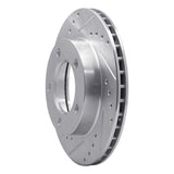 R1 Concepts 1976-1986 Jeep CJ5 Front Left Drilled & Slotted Silver Brake Rotor by R1 Concepts 631-42017L