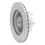 R1 Concepts 1986-1992 Jeep Wagoneer Front Right Drilled & Slotted Silver Brake Rotor by R1 Concepts 631-42018R