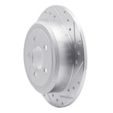 Dynamic Friction 2007-2012 Dodge Nitro Rear Left Drilled & Slotted Silver Brake Rotor by Dynamic Friction Company 631-42019L