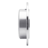 Dynamic Friction 2007-2012 Dodge Nitro Rear Left Drilled & Slotted Silver Brake Rotor by Dynamic Friction Company 631-42019L
