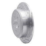 Dynamic Friction 2007-2012 Dodge Nitro Rear Right Drilled & Slotted Silver Brake Rotor by Dynamic Friction Company 631-42019R