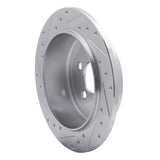 Dynamic Friction 2007-2012 Dodge Nitro Rear Right Drilled & Slotted Silver Brake Rotor by Dynamic Friction Company 631-42019R