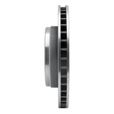 Dynamic Friction 2007-2012 Dodge Nitro Front Left Drilled & Slotted Silver Brake Rotor by Dynamic Friction Company 631-42020L