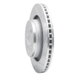 Dynamic Friction 2011-2012 Jeep Liberty Front Right Drilled & Slotted Silver Brake Rotor by Dynamic Friction Company 631-42021R