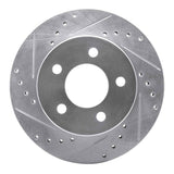 R1 Concepts 1990-1999 Jeep TJ (Canada - See Wrangler for US) Front Left Drilled & Slotted Silver Brake Rotor by R1 Concepts 631-42022L