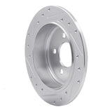 R1 Concepts 1993-1998 Jeep Grand Wagoneer Rear Right Drilled & Slotted Silver Brake Rotor by R1 Concepts 631-42023R