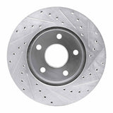 R1 Concepts 1999-2004 Jeep Grand Cherokee Front Left Drilled & Slotted Silver Brake Rotor by R1 Concepts 631-42024L