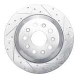 R1 Concepts 1999-2004 Jeep Grand Cherokee Front Right Drilled & Slotted Silver Brake Rotor by R1 Concepts 631-42024R