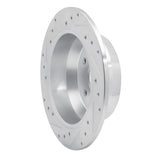 R1 Concepts 1999-2004 Jeep Grand Cherokee Rear Right Drilled & Slotted Silver Brake Rotor by R1 Concepts 631-42025R