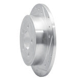 Dynamic Friction 2003-2007 Jeep Liberty Rear Right Drilled & Slotted Silver Brake Rotor by Dynamic Friction Company 631-42028R
