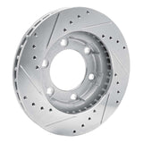 R1 Concepts 1971-1991 Chevrolet V10 & V1500 Suburban Front Right Drilled & Slotted Silver Brake Rotor by R1 Concepts 631-42031R