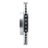 Dynamic Friction 2018-2025 Jeep Gladiator Front Left Drilled & Slotted Silver Brake Rotor by Dynamic Friction Company 631-42038L