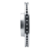 Dynamic Friction 2018-2025 Jeep Gladiator Front Right Drilled & Slotted Silver Brake Rotor by Dynamic Friction Company 631-42038R