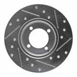 R1 Concepts 1974-1987 Dodge Colt Front Left Drilled & Slotted Silver Brake Rotor by R1 Concepts 631-43000L