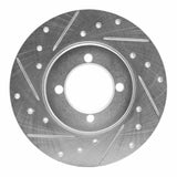 R1 Concepts 1974-1987 Dodge Colt Front Left Drilled & Slotted Silver Brake Rotor by R1 Concepts 631-43000L