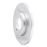 R1 Concepts 1974-1987 Dodge Colt Front Right Drilled & Slotted Silver Brake Rotor by R1 Concepts 631-43000R