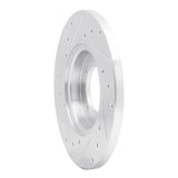 R1 Concepts 1974-1987 Dodge Colt Front Right Drilled & Slotted Silver Brake Rotor by R1 Concepts 631-43000R