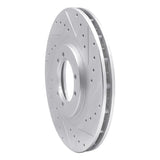 R1 Concepts 1996-2006 Hummer H1 Rear Right/Front Right Drilled & Slotted Silver Brake Rotor by R1 Concepts 631-44001R