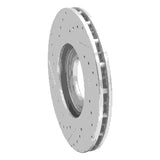 R1 Concepts 1996-2006 Hummer H1 Rear Right/Front Right Drilled & Slotted Silver Brake Rotor by R1 Concepts 631-44001R