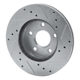 R1 Concepts 1980-1989 Buick Skylark Front Left Drilled & Slotted Silver Brake Rotor by R1 Concepts 631-45002L