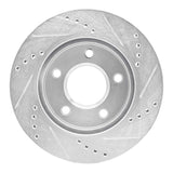 R1 Concepts 1983-1996 Buick Electra Front Left Drilled & Slotted Silver Brake Rotor by R1 Concepts 631-45003L