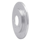 R1 Concepts 1988-1994 Buick Regal Rear Left Drilled & Slotted Silver Brake Rotor by R1 Concepts 631-45005L