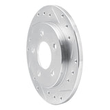 R1 Concepts 1988-1994 Buick Regal Rear Right Drilled & Slotted Silver Brake Rotor by R1 Concepts 631-45005R