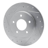 R1 Concepts 1994-1999 Buick Regal Rear Left Drilled & Slotted Silver Brake Rotor by R1 Concepts 631-45006L