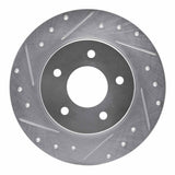R1 Concepts 1994-1999 Buick Regal Rear Left Drilled & Slotted Silver Brake Rotor by R1 Concepts 631-45006L