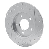 R1 Concepts 1994-1999 Buick Regal Rear Left Drilled & Slotted Silver Brake Rotor by R1 Concepts 631-45006L