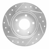 R1 Concepts 1994-1999 Buick Regal Rear Right Drilled & Slotted Silver Brake Rotor by R1 Concepts 631-45006R