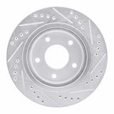 R1 Concepts 1994-2001 Buick Regal Front Left Drilled & Slotted Silver Brake Rotor by R1 Concepts 631-45007L