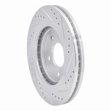 R1 Concepts 1994-2001 Buick Regal Front Left Drilled & Slotted Silver Brake Rotor by R1 Concepts 631-45007L