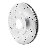 R1 Concepts 1997-2005 Buick Park Avenue Front Left Drilled & Slotted Silver Brake Rotor by R1 Concepts 631-45008L