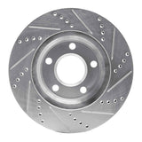 R1 Concepts 1997-2005 Buick Park Avenue Front Left Drilled & Slotted Silver Brake Rotor by R1 Concepts 631-45008L